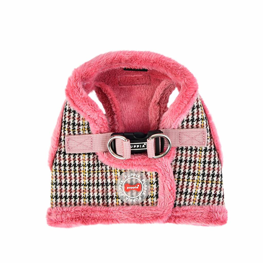 Puppia Auden Harness model B indian pink - Premium hondentuig > honden harnas from Puppia - Just €30.99! Shop now at Frenkiezdogshop