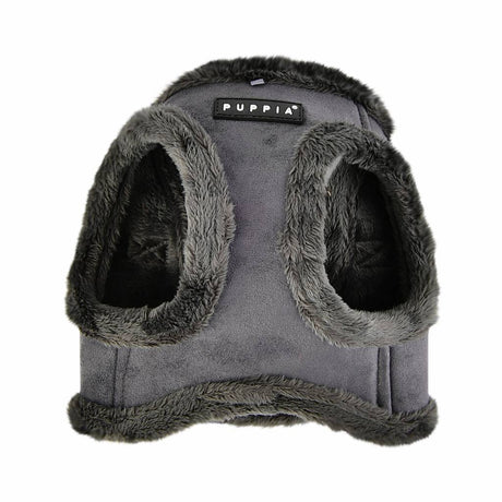 Puppia Terry Vest Harness model B grey hondentuig > honden harnas > model B Small