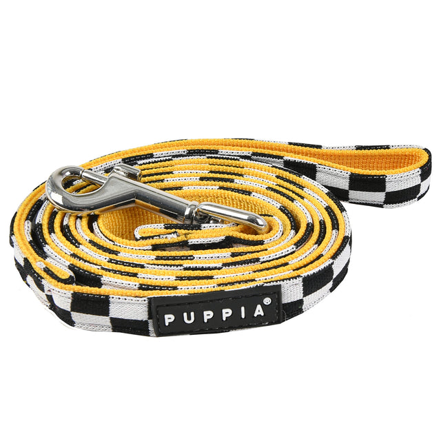 Puppia Racer Lijn Yellow - Premium hondenriem > hondenlijn from Puppia - Just €14.99! Shop now at Frenkiezdogshop