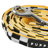 Puppia Racer Lijn Yellow - Premium hondenriem > hondenlijn from Puppia - Just €14.99! Shop now at Frenkiezdogshop