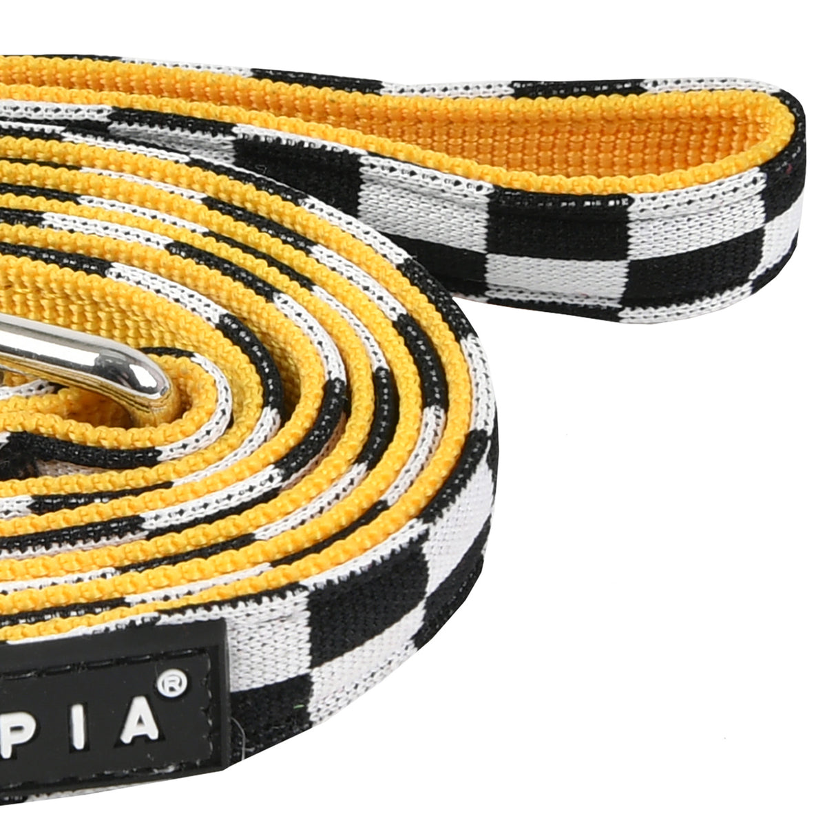 Puppia Racer Lijn Yellow - Premium hondenriem > hondenlijn from Puppia - Just €14.99! Shop now at Frenkiezdogshop