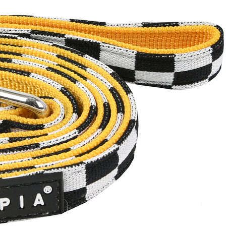 Puppia Racer Lijn Yellow - Premium hondenriem > hondenlijn from Puppia - Just €14.99! Shop now at Frenkiezdogshop