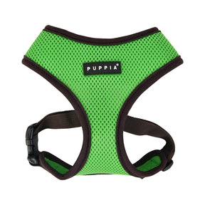 Puppia Soft Harness II model A Green hondentuig > honden harnas > model A Small