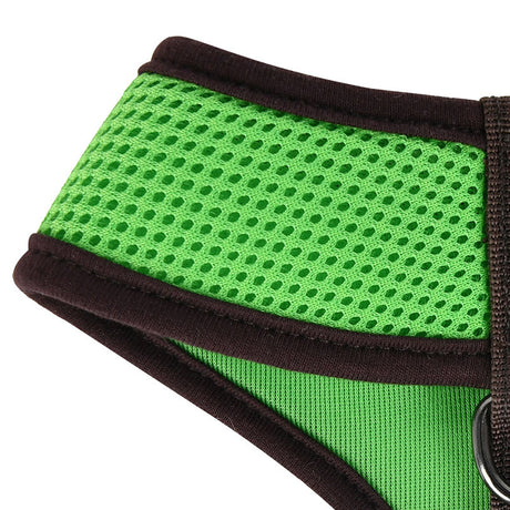 Puppia Soft Harness II model A Green hondentuig > honden harnas > model A Small
