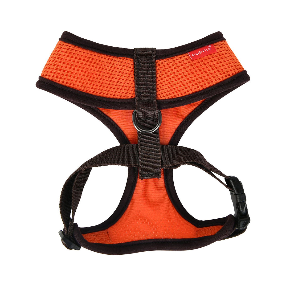 Puppia Soft Harness II model A Orange - Premium hondentuig > honden harnas from Puppia - Just €18.99! Shop now at Frenkiezdogshop