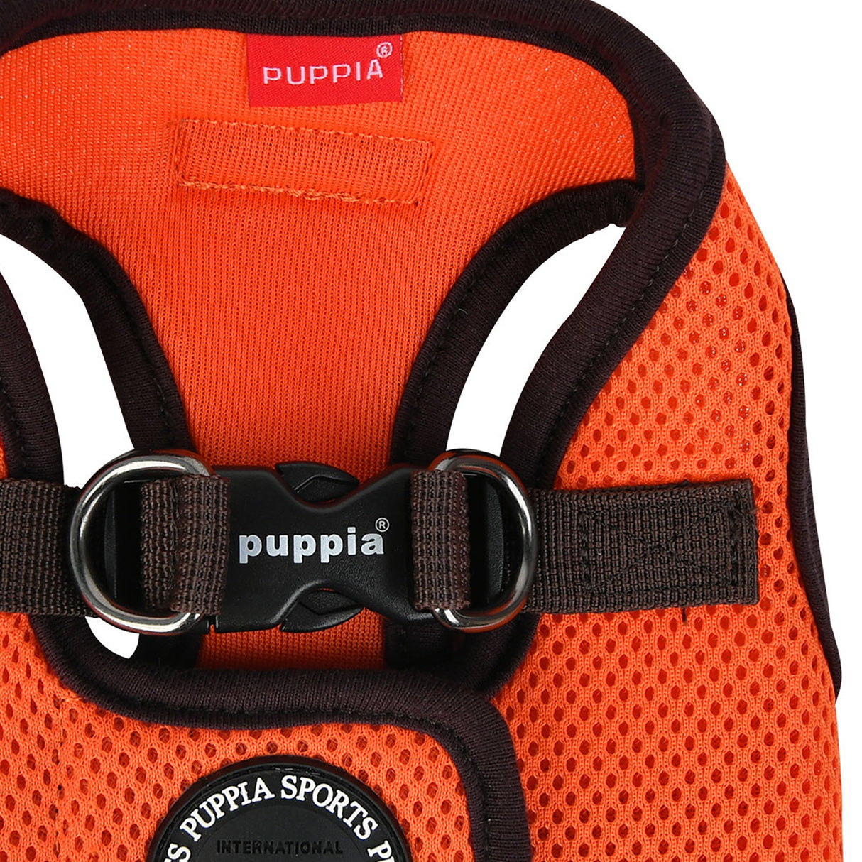 Puppia Soft Vest Harness II model B Orange - Premium hondentuig > honden harnas from Puppia - Just €19.99! Shop now at Frenkiezdogshop