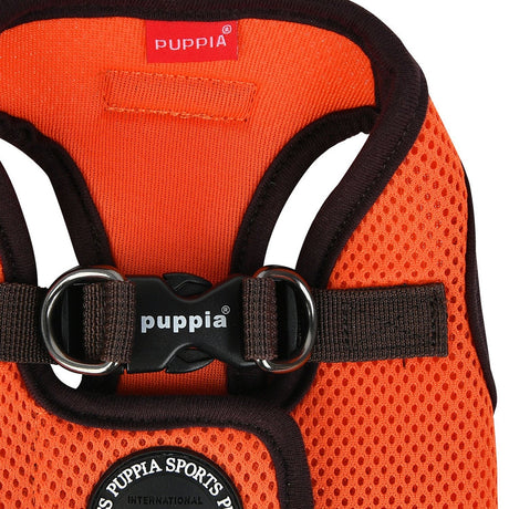 Puppia Soft Vest Harness II model B Orange hondentuig > honden harnas > model B Small