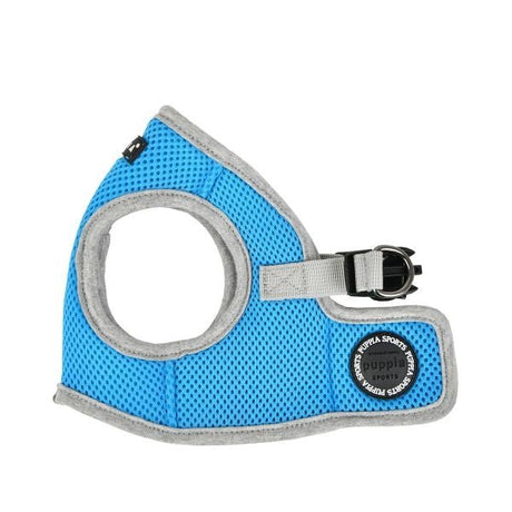 Puppia Soft Vest Harness II model B sky blue hondentuig > honden harnas > model B Small