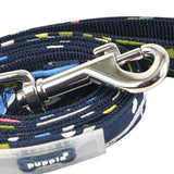 Puppia Botanical Lijn Navy - Premium hondenriem > hondenlijn from Puppia - Just €13.99! Shop now at Frenkiezdogshop