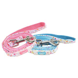 Puppia Wildflower Lijn Sky Blue - Premium hondenriem > hondenlijn from Puppia - Just €15.99! Shop now at Frenkiezdogshop