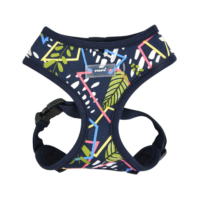 Puppia Botanical Harness Model A Navy - Premium hondentuig > honden harnas from Puppia - Just €23.99! Shop now at Frenkiezdogshop