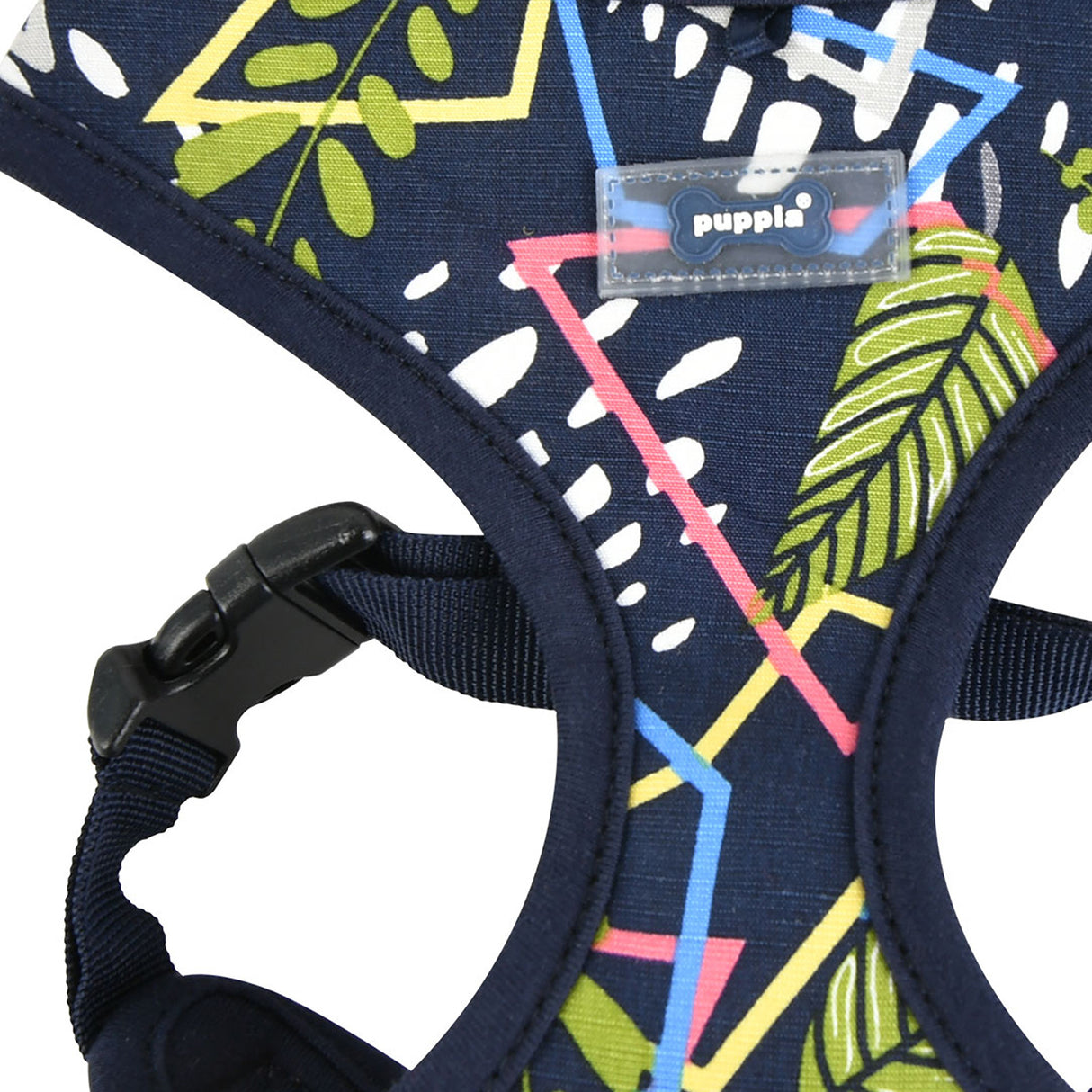 Puppia Botanical Harness Model A Navy - Premium hondentuig > honden harnas from Puppia - Just €23.99! Shop now at Frenkiezdogshop