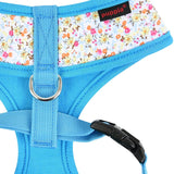 Puppia Wildflower Harness Model A Sky Blue - Premium hondentuig > honden harnas from Puppia - Just €21.99! Shop now at Frenkiezdogshop