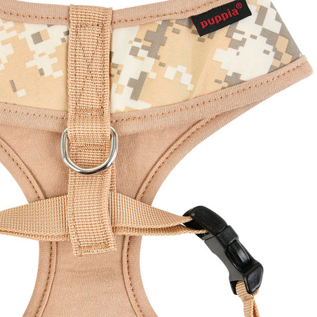 Puppia Sentinel Harness Model A Beige Camo ( L & XL ) hondentuig > honden harnas > model A Small