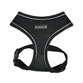 Puppia Soft Harness PRO model A black hondentuig > honden harnas > model A Small