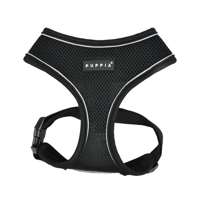 Puppia Soft Harness PRO model A black - Premium hondentuig > honden harnas from Puppia - Just €21.99! Shop now at Frenkiezdogshop