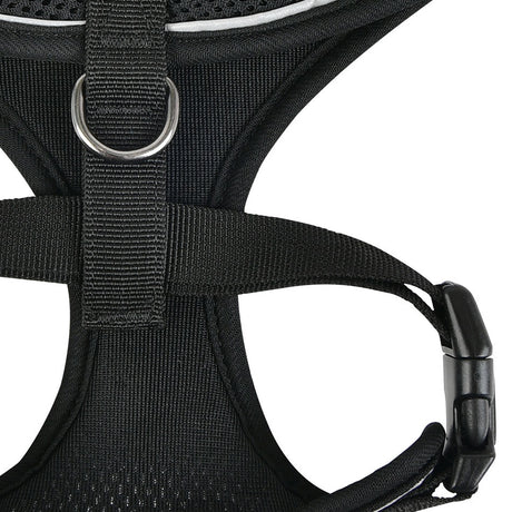 Puppia Soft Harness PRO model A black hondentuig > honden harnas > model A Small