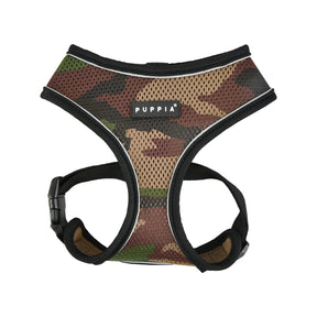Puppia Soft Harness PRO model A Camo hondentuig > honden harnas > model A Small