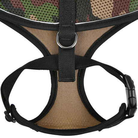 Puppia Soft Harness PRO model A Camo hondentuig > honden harnas > model A Small