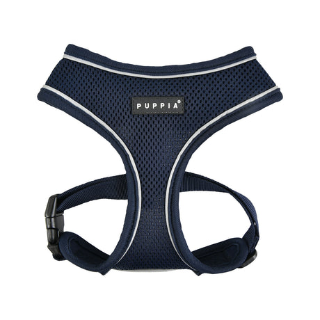 Puppia Soft Harness PRO model A Navy - Premium hondentuig > honden harnas from Puppia - Just €21.99! Shop now at Frenkiezdogshop