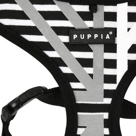 Puppia Briton Harness Model A Black ( L ) hondentuig > honden harnas > model A Small