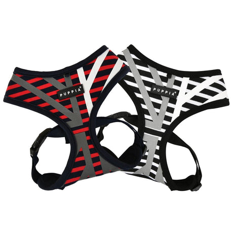 Puppia Briton Harness Model A Black ( L ) hondentuig > honden harnas > model A Small