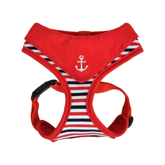 Puppia Seaman Harness Model A Red - Premium hondentuig > honden harnas from Puppia - Just €35.99! Shop now at Frenkiezdogshop