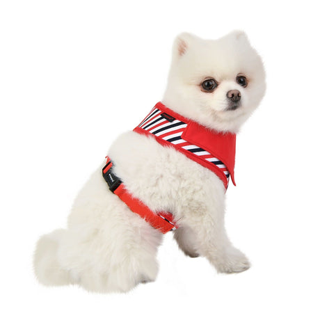 Puppia Seaman Harness Model A Red hondentuig > honden harnas > model A Small