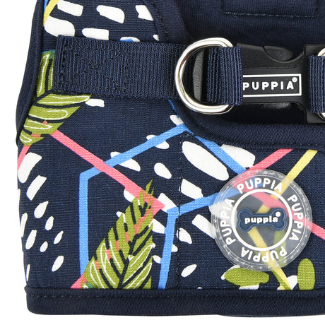Puppia Harness model B Botanical Navy hondentuig > honden harnas > model B Small