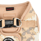 Puppia Harness model B Sentinel Beige Camo - Premium hondentuig > honden harnas from Puppia - Just €25.99! Shop now at Frenkiezdogshop