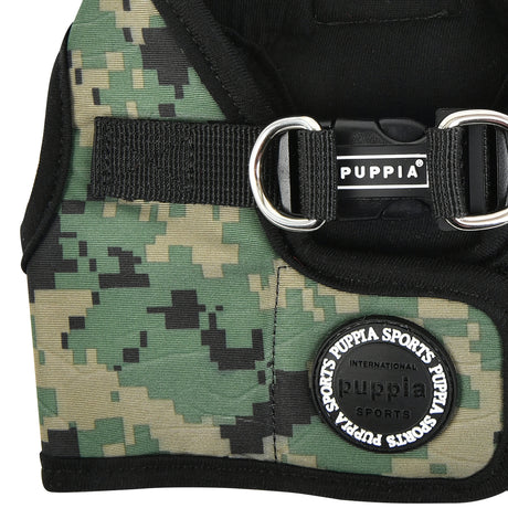 Puppia Harness model B Sentinel Khaki Camo hondentuig > honden harnas > model B Small