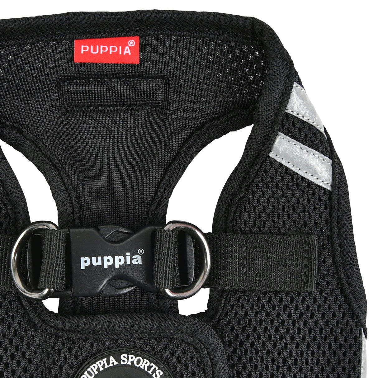 Puppia Soft Vest Harness PRO model B black - Premium hondentuig > honden harnas from Puppia - Just €23.99! Shop now at Frenkiezdogshop