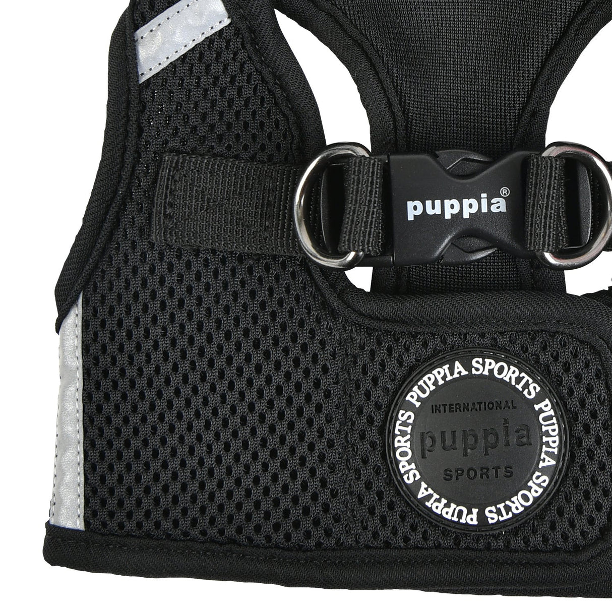 Puppia Soft Vest Harness PRO model B black - Premium hondentuig > honden harnas from Puppia - Just €23.99! Shop now at Frenkiezdogshop