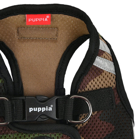 Puppia Soft Vest Harness PRO model B Camo hondentuig > honden harnas > model B Small