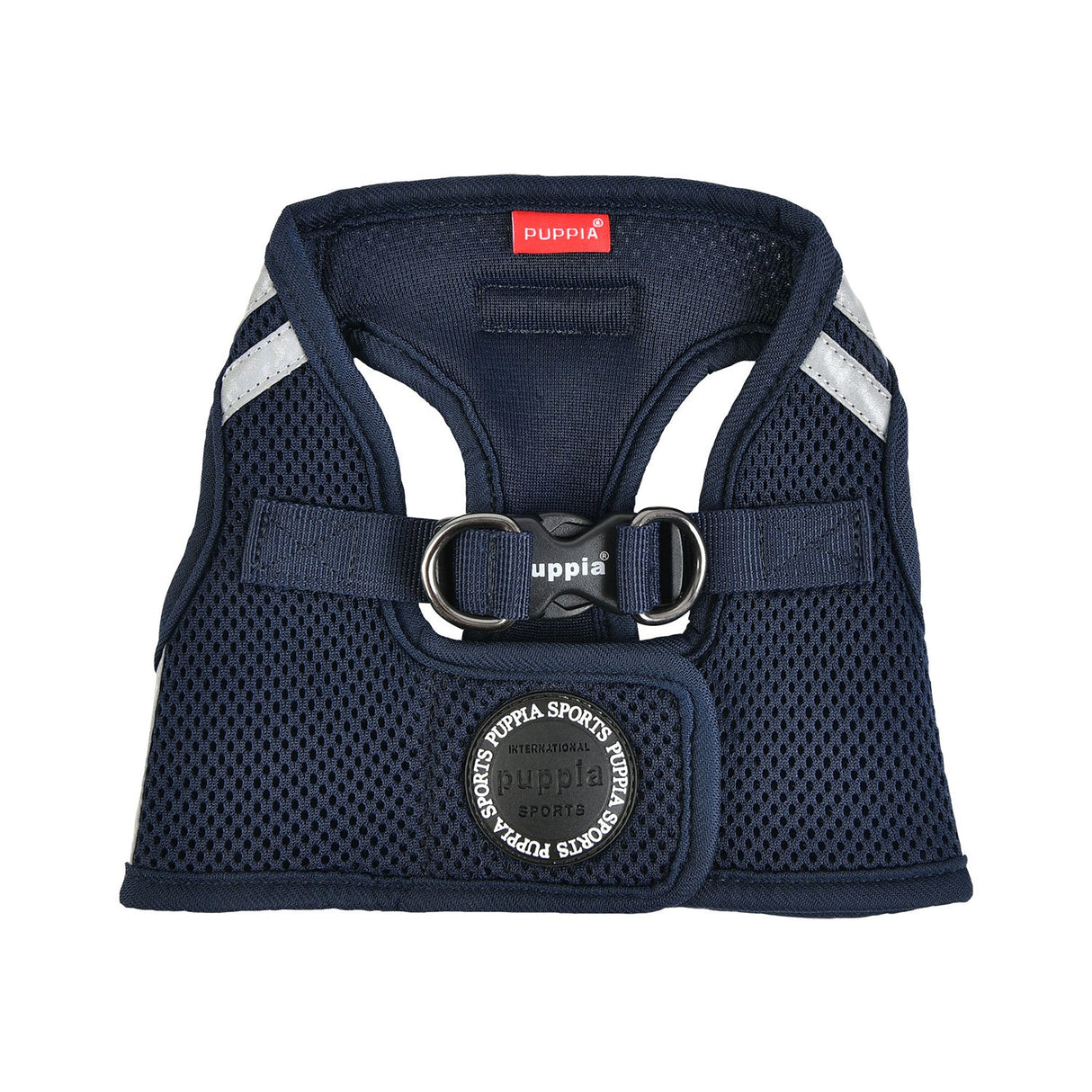 Puppia Soft Vest Harness PRO model B Navy - Premium hondentuig > honden harnas from Puppia - Just €23.99! Shop now at Frenkiezdogshop