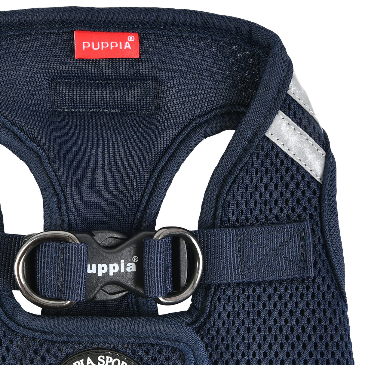 Puppia Soft Vest Harness PRO model B Navy - Premium hondentuig > honden harnas from Puppia - Just €23.99! Shop now at Frenkiezdogshop