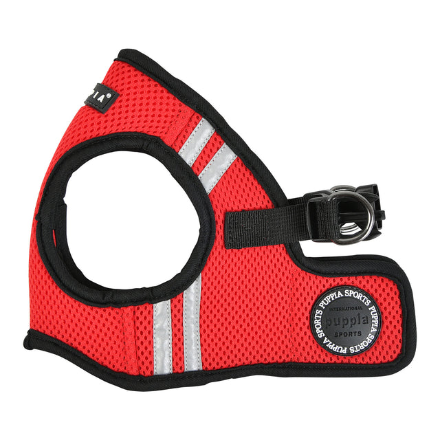 Puppia Soft Vest Harness PRO model B Red - Premium hondentuig > honden harnas from Puppia - Just €23.99! Shop now at Frenkiezdogshop