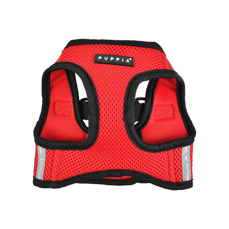 Puppia Soft Vest Harness PRO model B Red hondentuig > honden harnas > model B Small