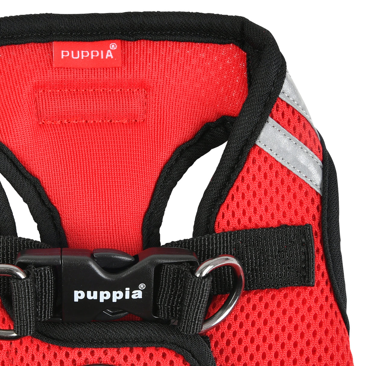 Puppia Soft Vest Harness PRO model B Red - Premium hondentuig > honden harnas from Puppia - Just €23.99! Shop now at Frenkiezdogshop