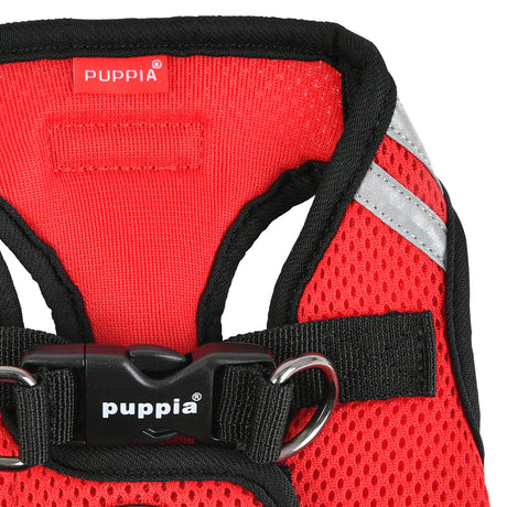Puppia Soft Vest Harness PRO model B Red hondentuig > honden harnas > model B Small