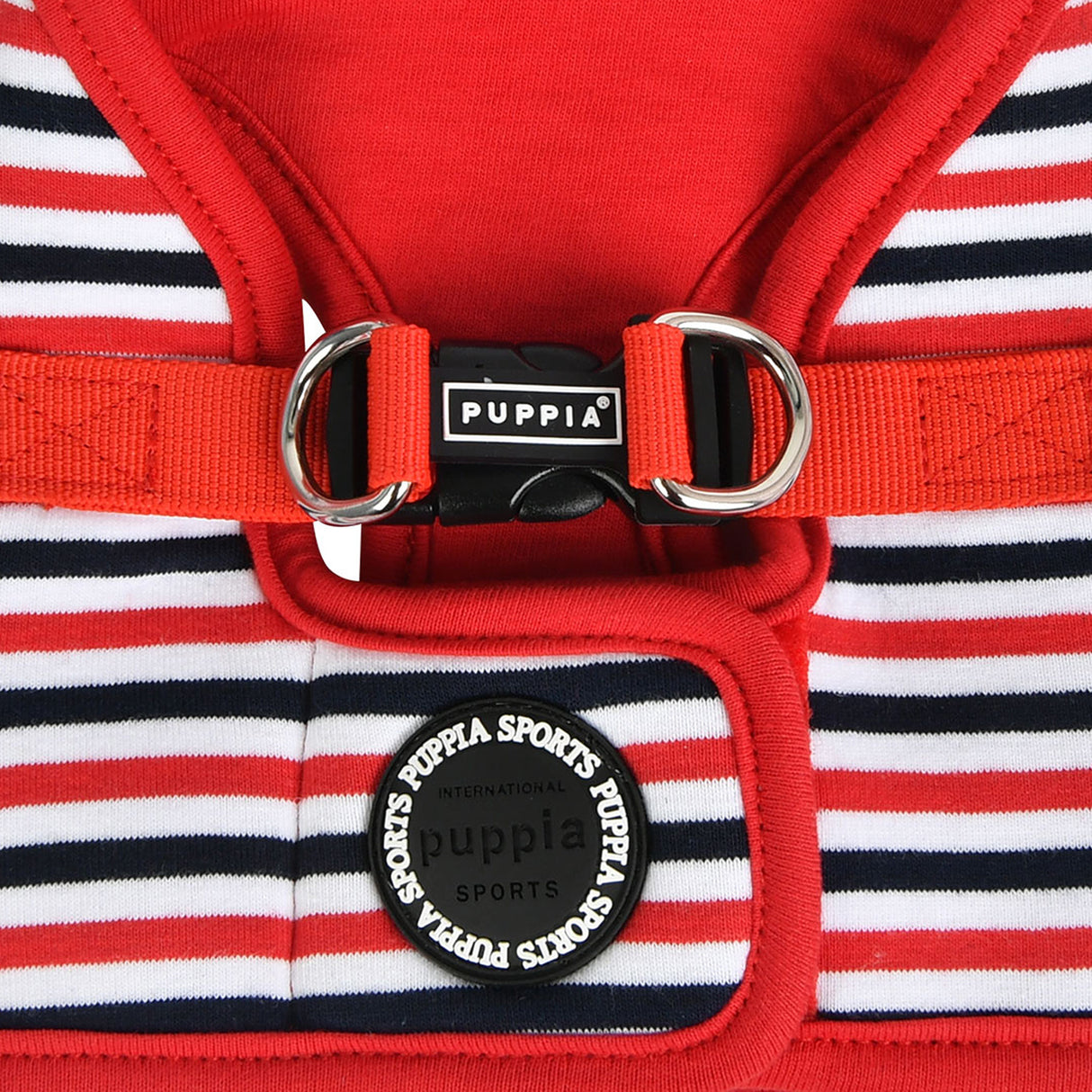 Puppia Seaman Vest  Harness model B Red - Premium hondentuig > honden harnas from Puppia - Just €41.99! Shop now at Frenkiezdogshop