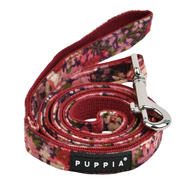 Puppia Gianni Lijn Wine - Premium hondenriem > hondenlijn from Puppia - Just €15.99! Shop now at Frenkiezdogshop