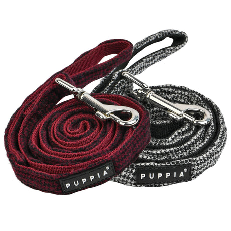 Puppia Gaspar Lijn Black - Premium hondenriem > hondenlijn from Puppia - Just €15.99! Shop now at Frenkiezdogshop