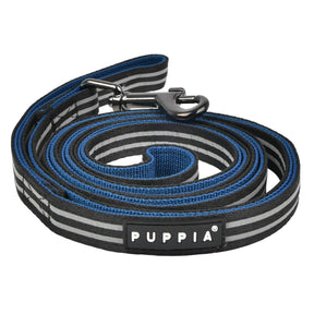 Puppia Reflective Two Tone Lijn Royal Blue hondenriem > hondenlijn Medium