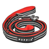 Puppia Reflective Two Tone Lijn Red - Premium hondenriem > hondenlijn from Puppia - Just €15.99! Shop now at Frenkiezdogshop