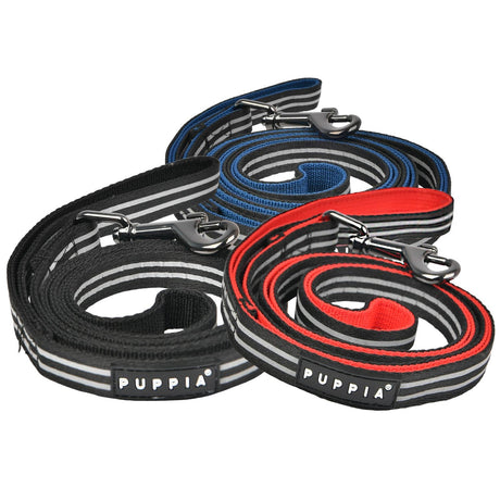 Puppia Reflective Two Tone Lijn Royal Blue - Premium hondenriem > hondenlijn from Puppia - Just €15.99! Shop now at Frenkiezdogshop