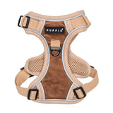 Puppia Terry Harness model H Beige - Premium hondentuig > honden harnas from Puppia - Just €39.99! Shop now at Frenkiezdogshop