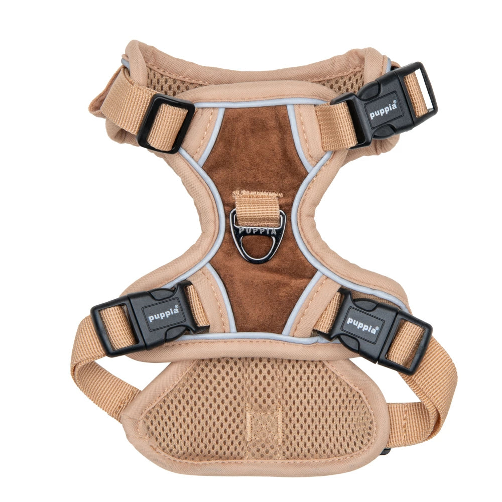 Puppia Terry Harness model H Beige - Premium hondentuig > honden harnas from Puppia - Just €39.99! Shop now at Frenkiezdogshop