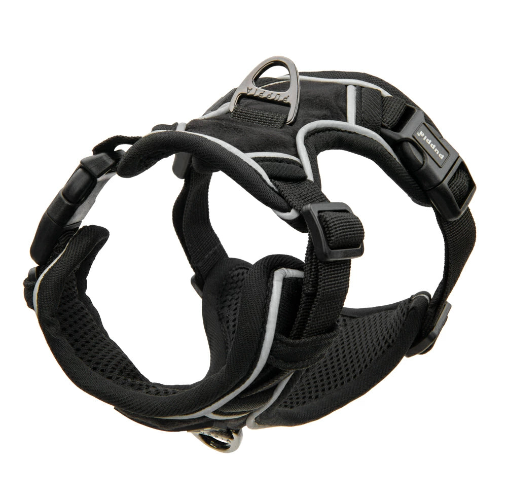 Puppia Terry Harness model H Black - Premium hondentuig > honden harnas from Puppia - Just €39.99! Shop now at Frenkiezdogshop