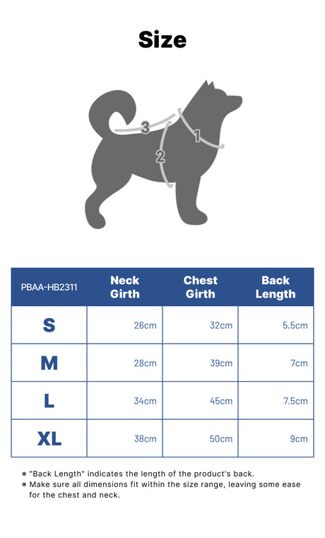 Puppia Connor Vest Harness Model B Blue